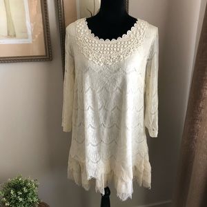 Style & Co NWT Lace Tunic/Dress Sz L